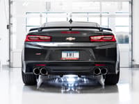 awe tuning 16-22 chevy camaro ss resonated cat-back exhaust -track edition (quad diamond black tips) 3015-43112