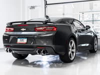 awe tuning 16-22 chevy camaro ss non-res cat-back exhaust - track edition (quad chrome silver tips) 3020-42066