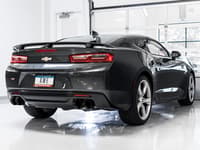 awe tuning 16-22 chevy camaro ss non-res cat-back exhaust - track edition (quad diamond black tips) 3020-43074
