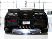 awe tuning 14-19 chevy corvette c7 z06/zr1 (w/o afm) track edition axle-back exhaust w/chrome tips 3020-42073