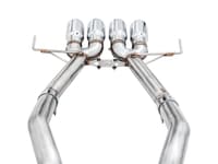 awe tuning 14-19 chevy corvette c7 z06/zr1 (w/o afm) track edition axle-back exhaust w/chrome tips 3020-42073