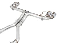 awe tuning 19-22 bmw m340i (g20) track edition exhaust - quad chrome silver tips 3020-42078