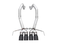 awe tuning 14-19 chevy corvette c7 z06/zr1 (w/o afm) track edition axle-back exhaust w/black tips 3020-43081