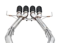 awe tuning 14-19 chevy corvette c7 z06/zr1 (w/o afm) track edition axle-back exhaust w/black tips 3020-43081