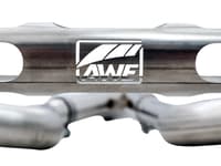 awe tuning 15-20 bmw f8x m3/m4 track edition catback exhaust - chrome silver tips 3020-42082