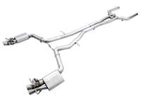 awe tuning 19-20 mercedes-benz c63/s amg coupe (w205) w/dpe switchpath exhaust system - no tips 3025-11007