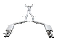 awe tuning 19-20 mercedes-benz c63/s amg coupe (w205) w/dpe switchpath exhaust system - no tips 3025-11007