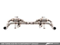 awe tuning 14-15 audi r8 v10 spyder switchpath exhaust 3025-31030