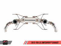 awe tuning 14-15 audi r8 4.2l coupe switchpath exhaust 3025-31022