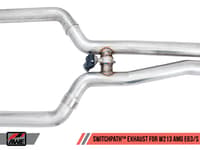 awe tuning 18-20 mercedes-benz w213 amg e63/s sedan/wagon switchpath exhaust system - for non-dpe cars 3025-31046