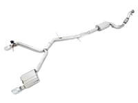 awe tuning 18 audi b9 a5 switchpath exhaust dual outlet - chrome silver tips (includes dp and remote) 3025-32026