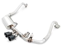 awe tuning 17-21 porsche 718 boxster / cayman switchpath exhaust (pse only) - chrome silver tips 3025-32020