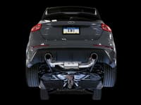 awe tuning 16-18 ford focus rs switchpath cat-back exhaust - chrome silver tips 3025-32024