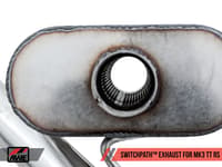 awe tuning 17-21 audi tt rs 2.5l turbo coupe 8s/mk3 switchpath exhaust w/diamond black rs-style tips 3025-33032