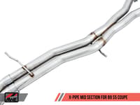 awe tuning 18-21 audi b9 s5 coupe switchpath exhaust w/ chrome silver tips (90mm) 3025-42036