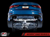 awe tuning 15-20 audi 8v s3 switchpath exhaust w/chrome silver tips 102mm 3025-42068
