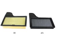 afe magnumflow oem replacement air filter pro dry s 2015 ford mustang l4 / v6 / v8 31-10255