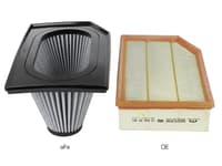 afe magnum flow pro dry s inverted air filter 18-20 jeep wrangler/gladiator (jl) i4-2.0l(t) 31-80280