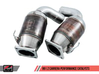 awe tuning 17-19 porsche 991.2 3.0l performance catalysts (non pse only) 3210-11014