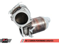 awe tuning 17-19 porsche 991.2 3.0l performance catalysts (non pse only) 3210-11014