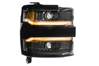 morimoto xb led headlights: chevrolet silverado hd (15-19) (pair / asm) lf541
