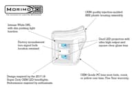 morimoto xb hybrid led headlights: ford super duty (11-16) (pair / asm) lf553