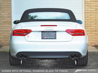 awe tuning 10-16 audi b8 / b8.5 s5 cabrio touring edition exhaust - resonated - chrome silver tips 3415-42014