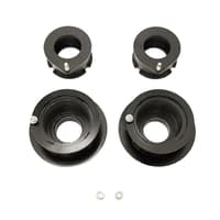 belltech 19-20 jeep gladiator jt 2.5in front 2.5in rear leveling coil spring spacer kit 34862