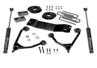 superlift 07-16 chevy silv 1500 4wd 3.5in lift kit w/ cast steel control arms & rear shocks 3700