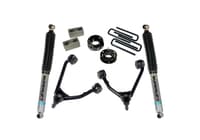 superlift 14-18 chevy silv 1500 2wd 3.5in lift kit w/ alum/steel control arms & bilstein rear shocks 3800b