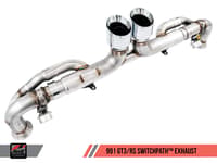 awe tuning 15-19 porsche 991 gt3 / rs switchpath conversion kit (requires awe tuning center muffler) 3825-11014