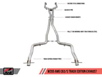 awe tuning 15-18 mercedes-benz w205 amg c63/s sedan track-to-switchpath conversion kit - non-dpe cars 3825-11012
