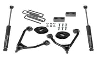 superlift 07-16 chevy silv 1500 2wd 3.5in lift kit w/ cast steel control arms & rear shocks 3850
