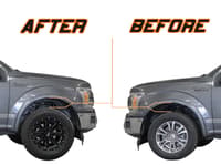 afe control 2.0 in leveling kit 04-21 ford f-150 - red 416-30t001-r