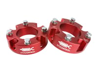 afe control 2.0 in leveling kit 07-21 toyota tundra - red 416-72t002-r