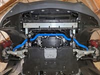 afe 16-21 infiniti q50/q60 3.0l (tt) front and rear sway bar set blue 440-711001-l