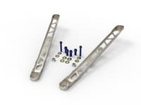 afe control 304 stainless steel front suspension strut brace raw - toyota gr supra (a90) 20-22 450-721003-a