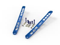 afe control 304 stainless steel front suspension strut brace blue - toyota gr supra (a90) 20-22 450-721003-l
