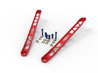 afe control 304 stainless steel front suspension strut brace red - toyota gr supra (a90) 20-22 450-721003-r