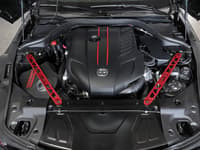 afe control 304 stainless steel front suspension strut brace red - toyota gr supra (a90) 20-22 450-721003-r