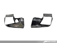 awe tuning audi 2.7t performance intercooler kit - w/carbon fiber shrouds 4510-11040