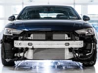 awe tuning 2018-2019 audi b9 s4 / s5 quattro 3.0t cold front intercooler kit 4510-11060
