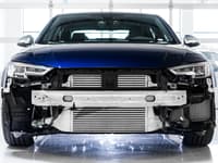 awe tuning 2018-2019 audi b9 s4 / s5 quattro 3.0t cold front intercooler kit 4510-11060