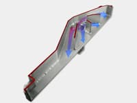 afe bladerunner intercoolers i/c dodge diesel trucks 03-07 l6-5.9l (td) 46-20011