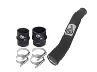 afe bladerunner 3in intercooler tube hot side w/ couplings & clamps kit 07.5-09 dodge diesel trucks 46-20038-b