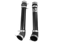 afe bladerunner intercoolers i/c tube 3.5in (cold side) dodge trucks 94-02 5.9l (blk) 46-20067-b