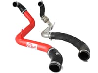 afe bladerunner 2.5in red intercooler tube hot side 13-18 ford focus st 2.0l (t) 46-20188-r