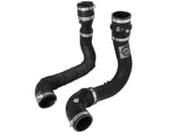 afe bladerunner 2.5in intercooler cold side tubes, 13-18 ford focus st 2.0l (t) *black* 46-20189-b