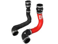 afe bladerunner 2.5in red intercooler tube cold side 13-18 ford focus st 2.0l (t) 46-20189-r