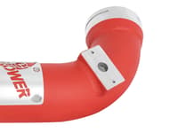 afe bladerunner 2.5-2.75in red intercooler tube cold side w/ couplings & clamps kit 13-16 bmw f30 46-20229-r